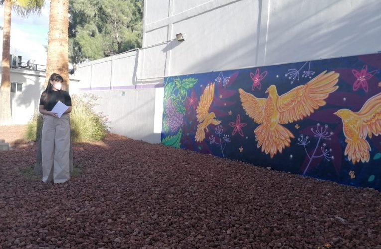 Inauguran en el CEJUM murales con mensaje de equidad de la artista Romina Becker