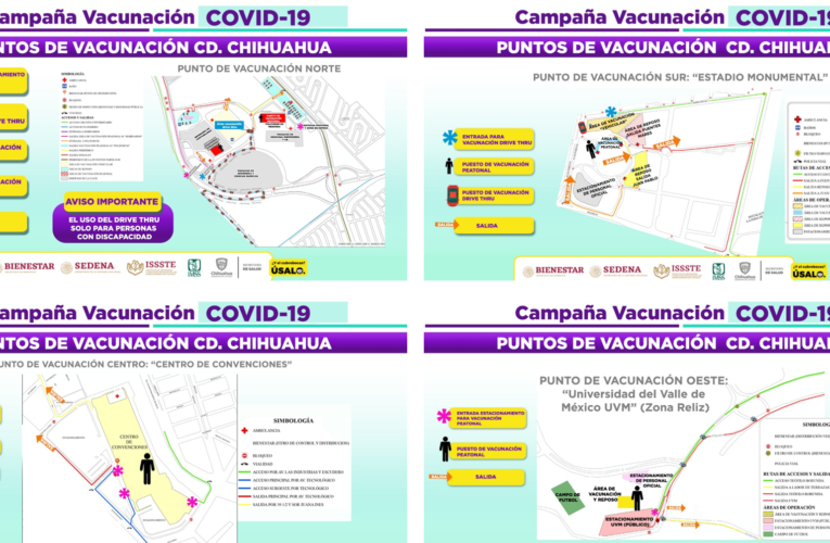 INICIA VACUNACIÓN CONTRA COVID-19 EN LA CIUDAD DE CHIHUAHUA