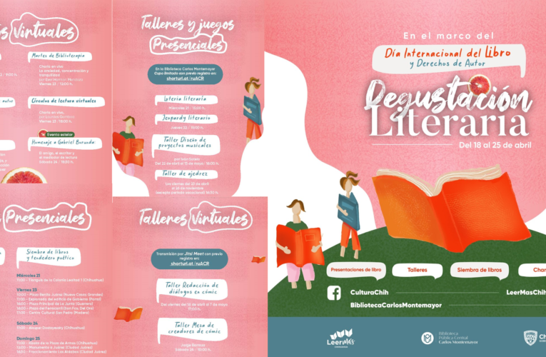 Con Degustación Literaria celebrarán el Día Internacional del Libro