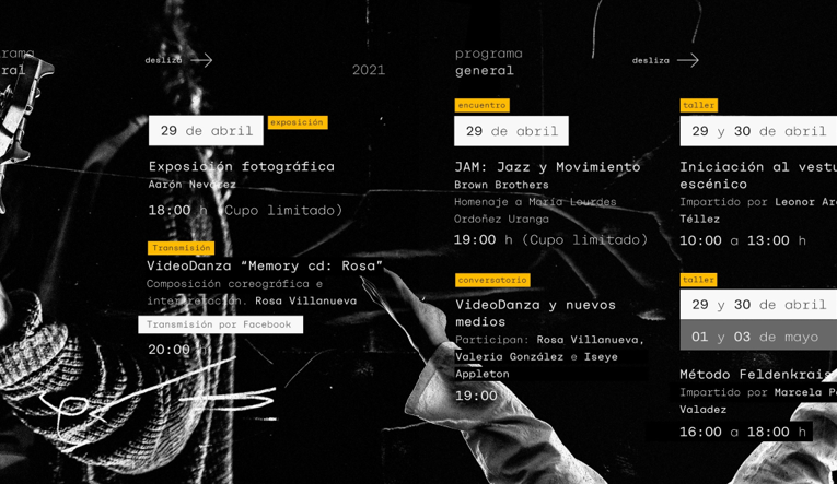 Inician actividades virtuales para celebrar el Día Internacional de la Danza