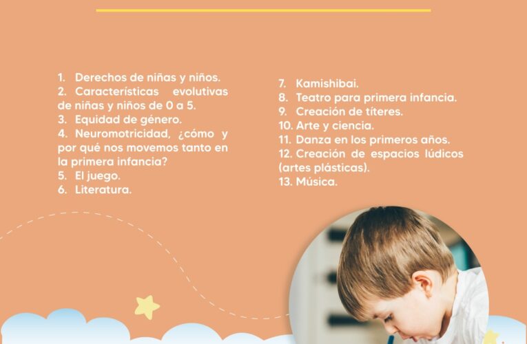 Abren convocatoria para el curso virtual “Arte en la primera infancia”