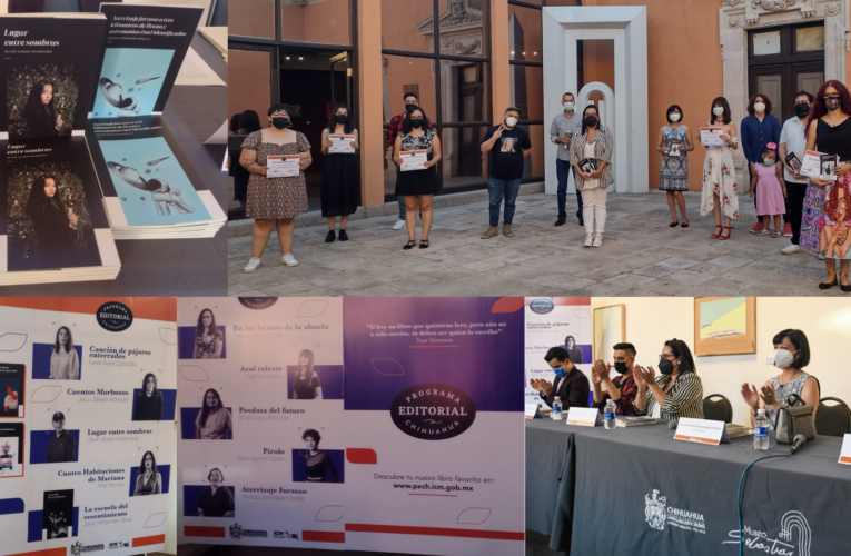 Presentan libros ganadores del Programa Editorial Chihuahua 2021