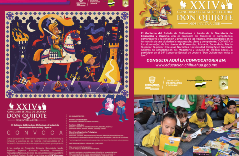 Invita Educación a participar en concurso estatal de lectura “Don Quijote Nos Invita a Leer”