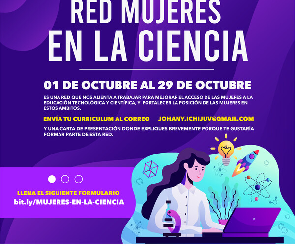 Extiende ICHIJUV convocatoria para Red de Mujeres en la Ciencia