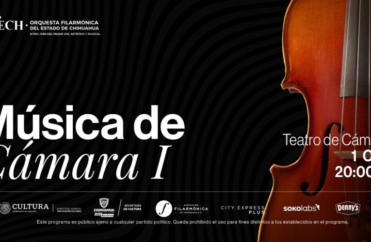 Presenta Orquesta Filarmónica del Estado de Chihuahua concierto “Música de Cámara I”