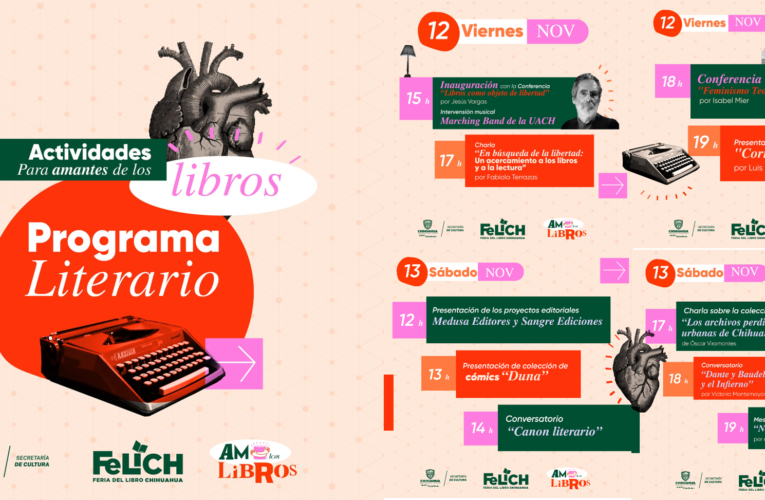 Celebrarán encuentro “Amo los Libros” en Ciudad Juárez y Chihuahua