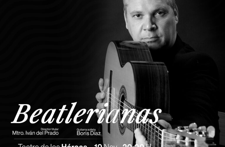 Invita Gobierno del Estado a disfrutar repertorio de The Beatles del guitarrista Boris Díaz este viernes con la OFECH