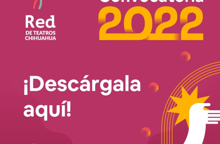 Presentan la convocatoria “Red de Teatros” en su edición 2022