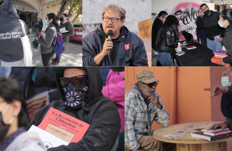 Distribuyen libros gratuitos en el Centro Histórico de Ciudad Juárez