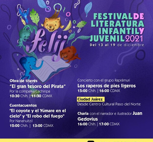 Invita Secretaría de Cultura a obra de títeres, cuentacuentos y concierto virtuales este 16 de diciembre