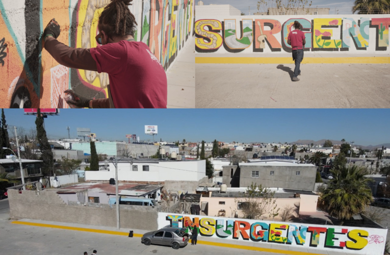 Murales comunitarios dan vida a la colonia Insurgentes II