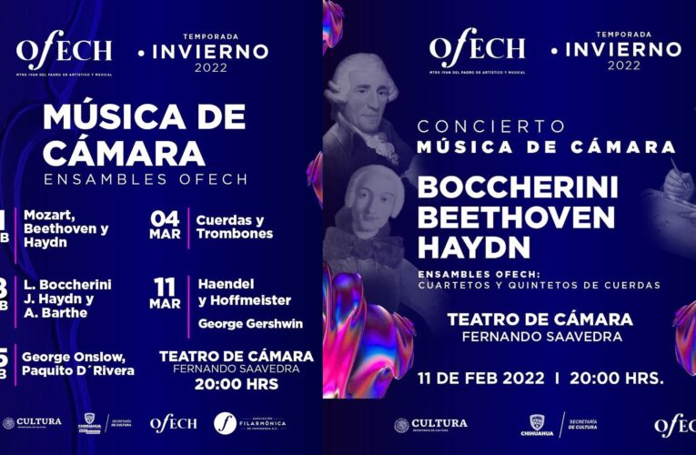 Presentan Orquesta Filarmónica de Chihuahua su Temporada de Invierno 2022