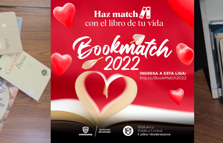 Invita Biblioteca Carlos Montemayor a participar en la dinámica  “Bookmatch”
