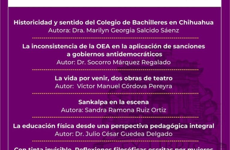 Anuncia UACH ganadores del concurso “Publicación de textos universitarios 2021”