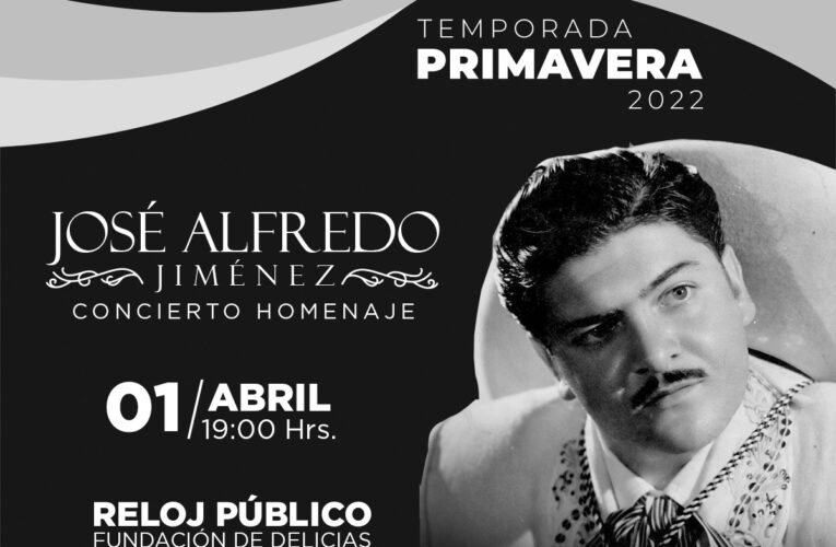 Conmemora OFECH el 89 Aniversario de la Fundación de Delicias con concierto de José Alfredo Jiménez