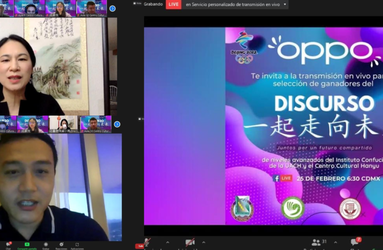 Realiza Instituto Confucio concurso de oratoria  para celebrar juegos de Beijing 2022