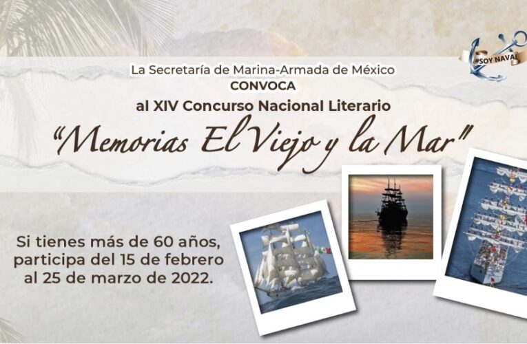 Invita Secretaría de Cultura a personas mayores a participar en Concurso Nacional Literario “Memorias de El Viejo y La Mar”