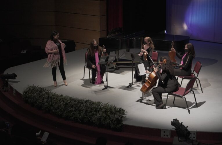 Con recital, reconocen trayectorias de mujeres en carreras artísticas y musicales