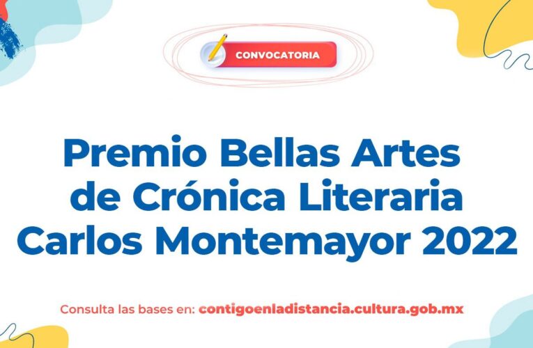 Lanzan convocatoria para el Premio Bellas Artes de Crónica Literaria Carlos Montemayor