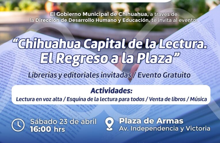 Verbena literaria, venta de libros y actividades culturales en la Plaza de Armas
