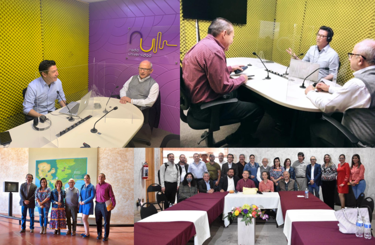 Diego Prieto, director general del INAH, visita Radio Universidad