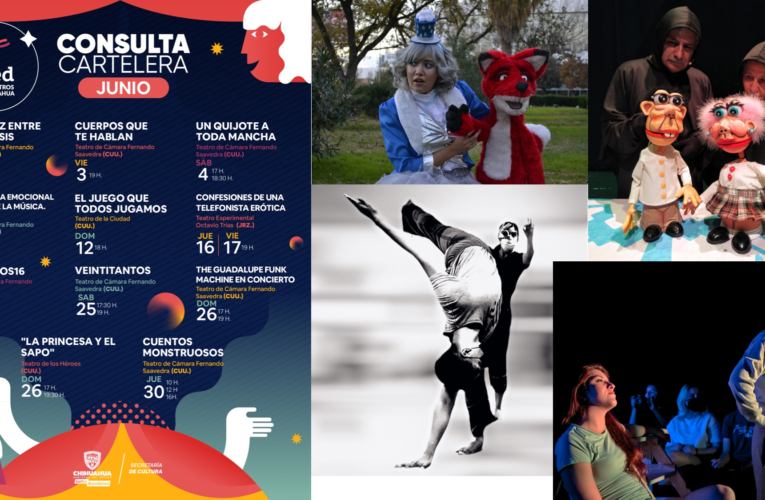 Anuncian temporada de Red de Teatros 2022 del mes de junio