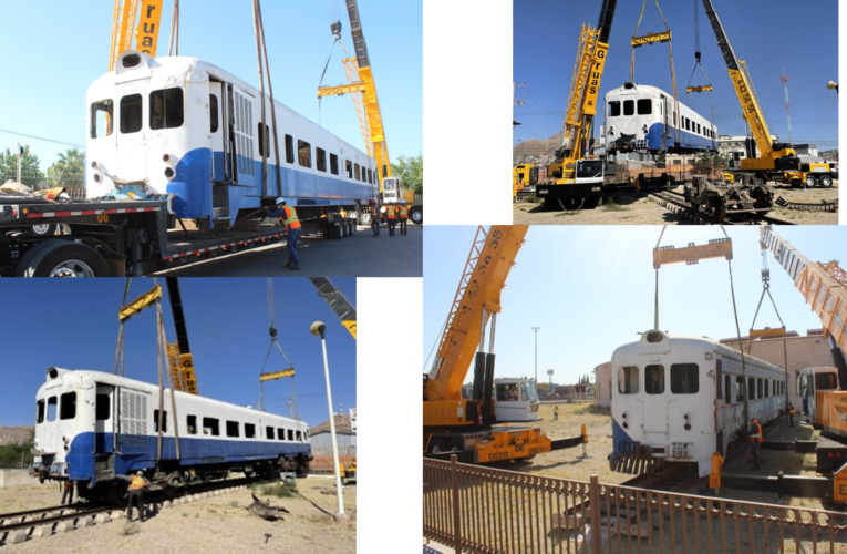 Recibe Museo Casa Redonda autovía ferroviario de 1960 que será parte de las atracciones en su próxima reapertura