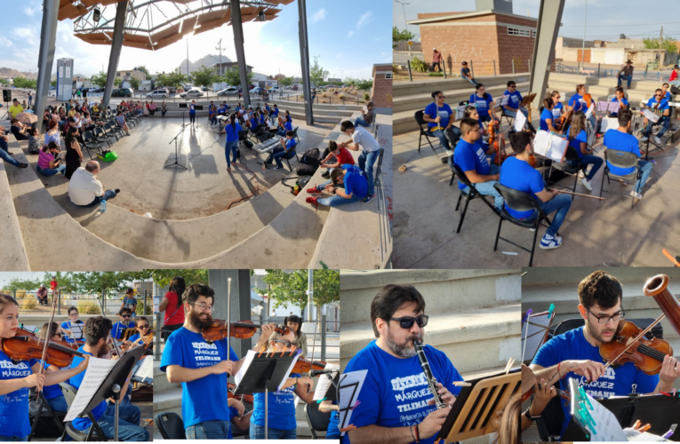 Lleva FOMAC y Orquesta Eva Taami concierto de música clásica a colonia Vistas Cerro Grande