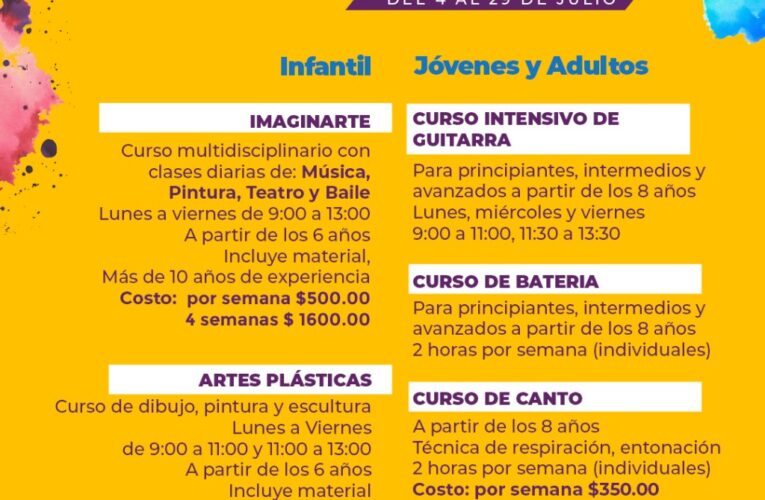 ¿Buscas un verano divertido? ¡Ven a la Facultad de Artes!