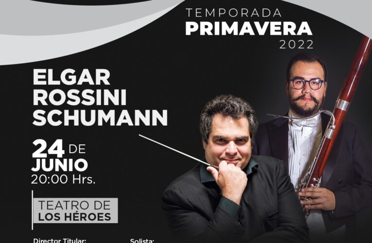 Cerrará Orquesta Filarmónica de Chihuahua Temporada de Primavera con el concierto “Elgar, Rossini, Shumann”