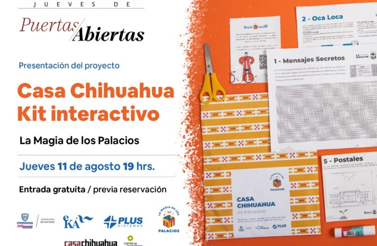 Invitan a la presentación “La Magia de los Palacios, edición Casa Chihuahua” para acercar a niñas y niños de forma lúdica a los edificios históricos de la ciudad