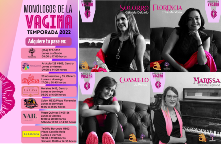 Cambia de sede Monólogos de la Vagina se realizará en  la calle 4ta #1805 del centro histórico
