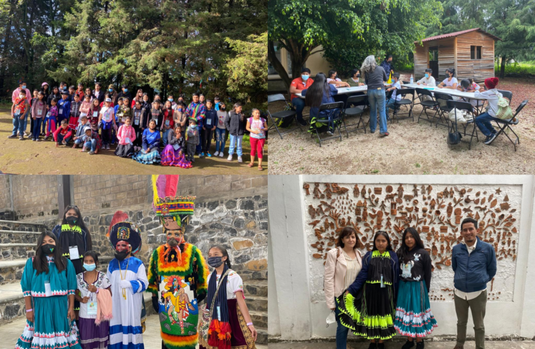Participan niñas ralámuli en el 4. ° Encuentro Nacional de Saberes Locales en Ocuituco, Morelos