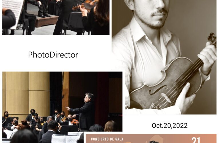 Participará violinista queretano en el concierto de gala de la Orquesta Filarmónica del Estado de Chihuahua