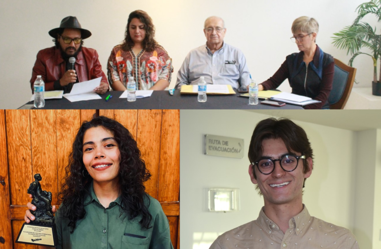Víctor González y Kareli Reyes, ganadores de los Premios Estatales de Literatura Joven 2022