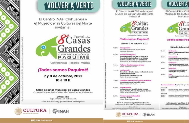 Llega el VIII Festival en las Casas Grandes
