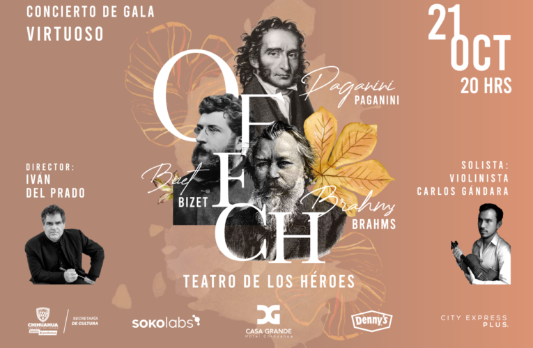 Participará violinista queretano en el concierto de gala de la Orquesta Filarmónica del Estado de Chihuahua