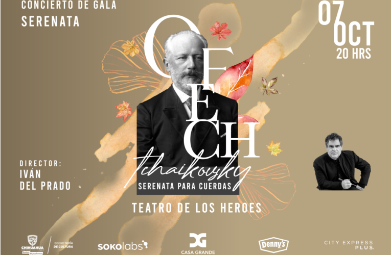 Ofrecerá Orquesta Filarmónica del Estado de Chihuahua Concierto de Gala “Serenata”