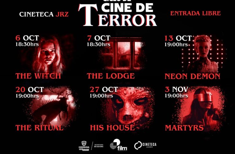 Inicia ciclo Cine de Terror en la Cineteca Juárez