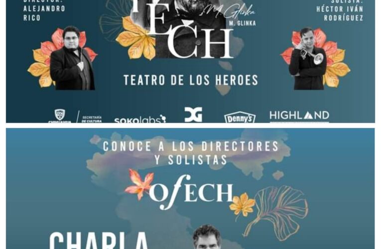 Interpretará la OFECh a Mendelssohn, Neruda y Glinka en concierto de Gala Italiana, este viernes