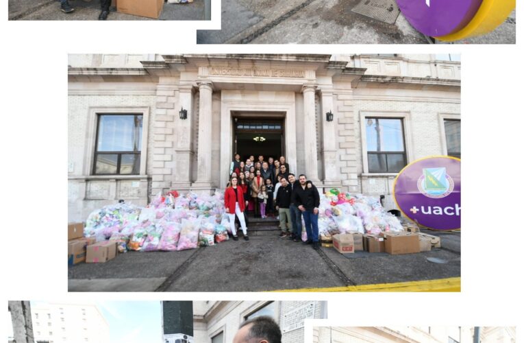 Entrega UACH más de 2 toneladas de despensa en apoyo a las familias más vulnerables de las comunidades serranas.