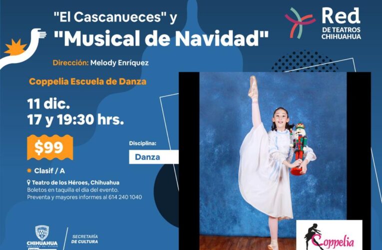 El Cascanueces en el Teatro de los Héroes el domingo 11 de diciembre con dos funciones