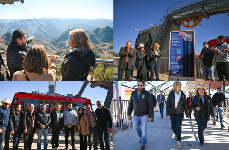 Inaugura Gobernadora obras sustentables del Parque de Aventura Barrancas del Cobre para impulso turístico internacional del estado