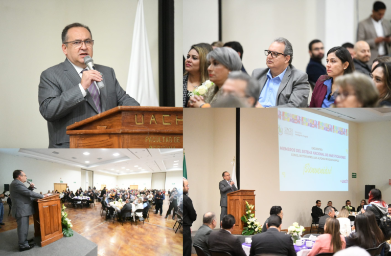 Refrenda rector Maestro Luis Rivera Campos, compromiso y apoyo a investigadores UACH