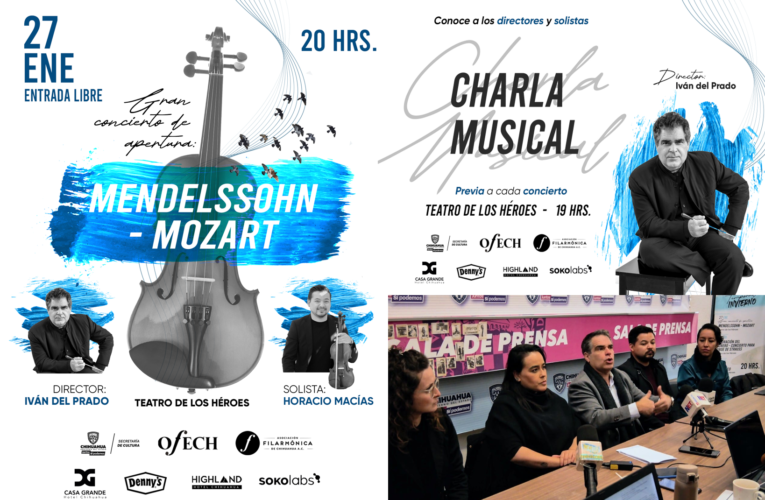 Arranca la Temporada de Invierno de la Orquesta Filarmónica del Estado de Chihuahua
