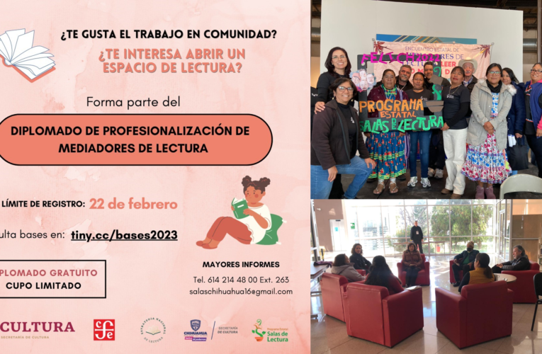 Invita Secretaría de Cultura a formar parte del programa Salas de Lectura Chihuahua