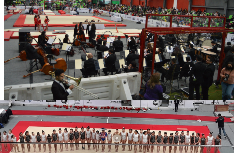Música sinfónica en vivo con Orquesta Sinfónica de la Universidad Autónoma de Chihuahua en la Gala Gimnastica  de la  14ª Copa Gareka-Viatlon + UACH 2023