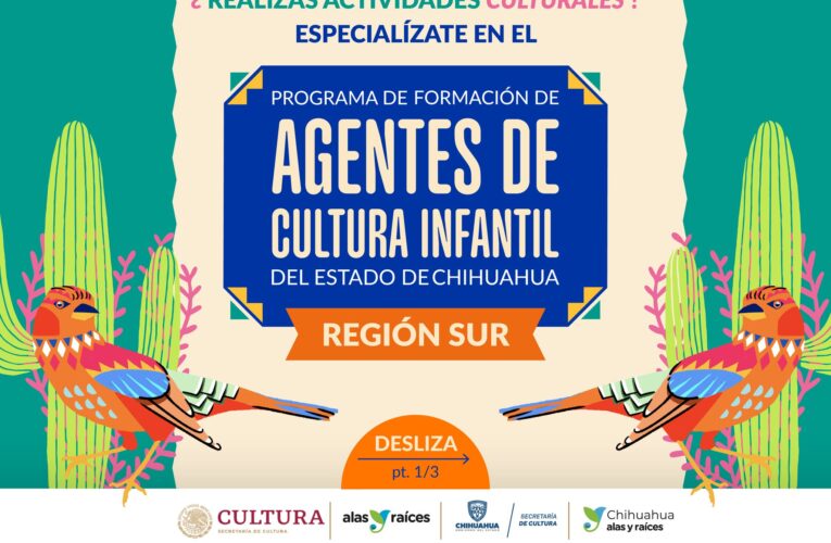 Invita Secretaría de Cultura a artistas y creadores a participar en el Primer Programa de Formación de Agentes de Cultura Infantil