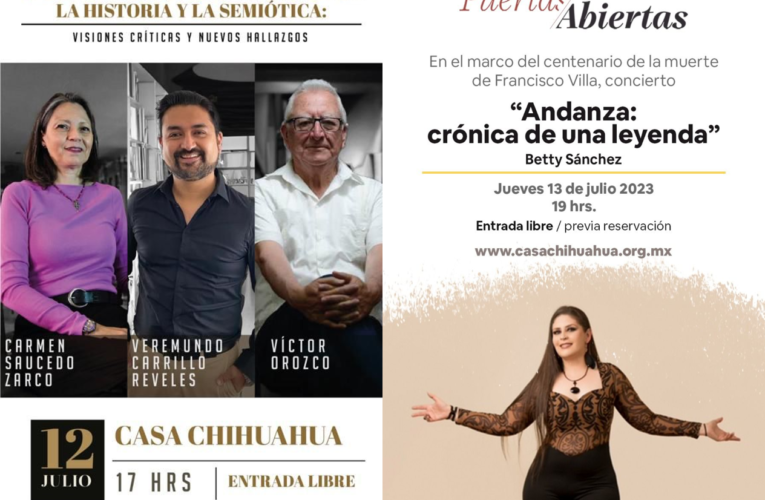 Casa Chihuahua invita a conmemorar el centenario de la muerte de Francisco Villa