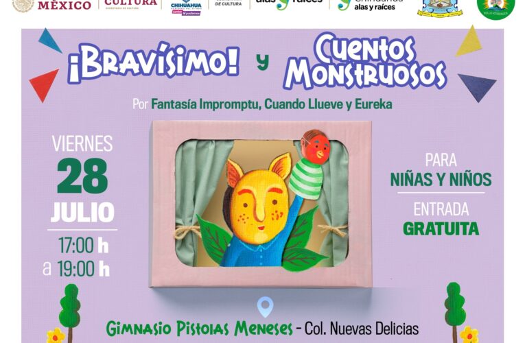 Invita Secretaría de Cultura a espectáculos de títeres en El Sauz